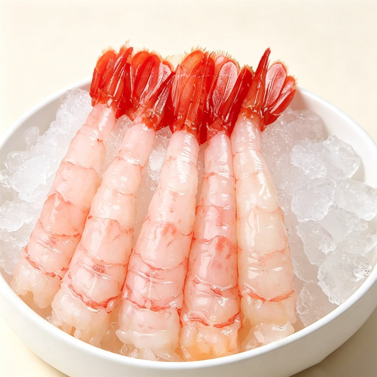 Peeled Arctic Sweet Shrimp (Tail-on)